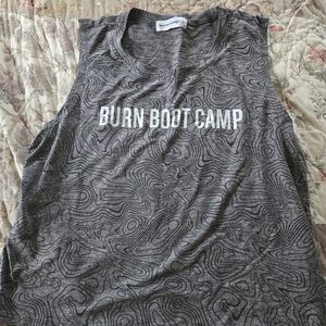 Gray Burn Boot Camp Tank Top